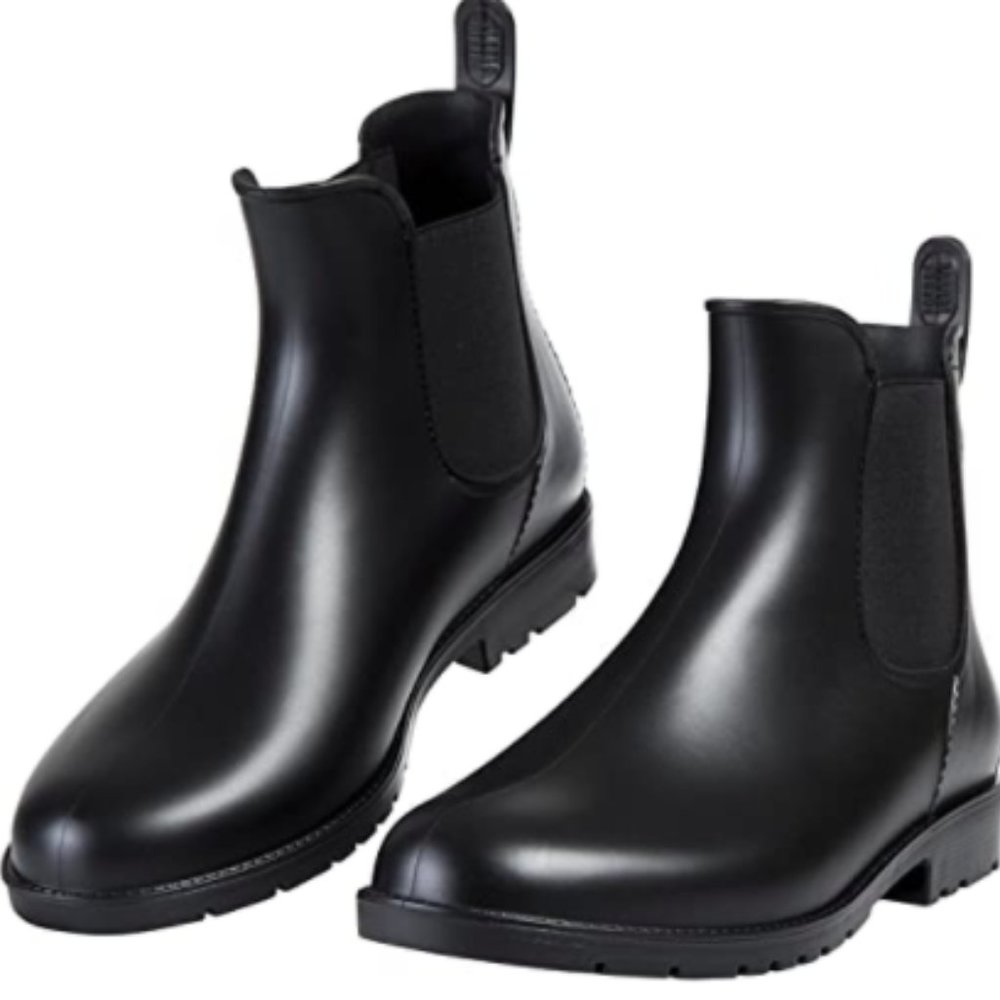 Women's Ankle Waterproof Chelsea Rain Boots